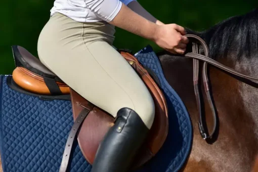 ThinLine Dressage Fitted Cotton Quilted Saddle Pad - Image 4