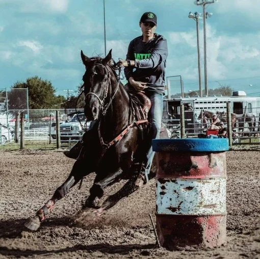 Comfort Grip Western Barrel Reins - Image 4