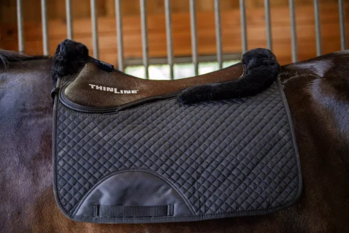 Woven Wool Euro Roll Dressage Pad